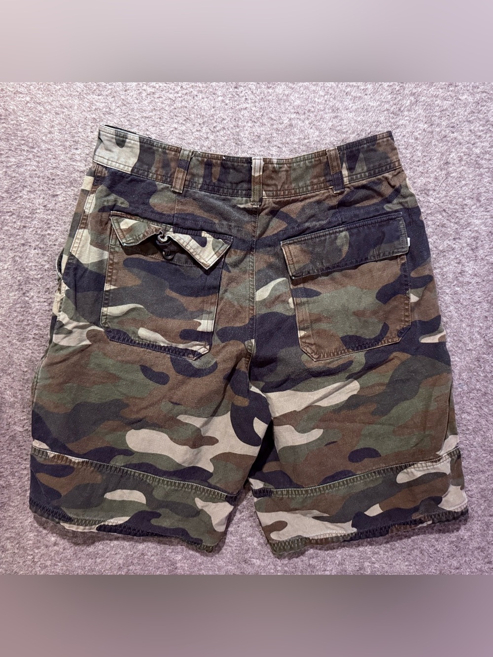 Urban Pipeline Camo Cargo Shorts Men’s 32 brown green Cotton Y2K baggy 10” long
